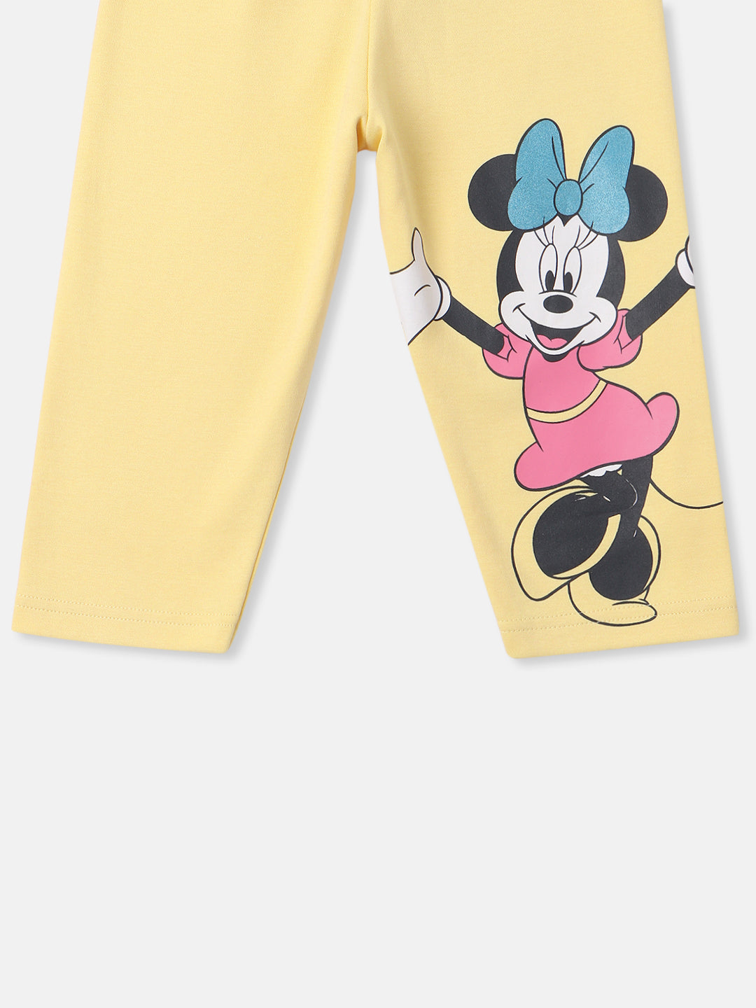 Nautinati Disney Minnie Mouse Legging For Baby Girls (Multicolor Pack of 2)
