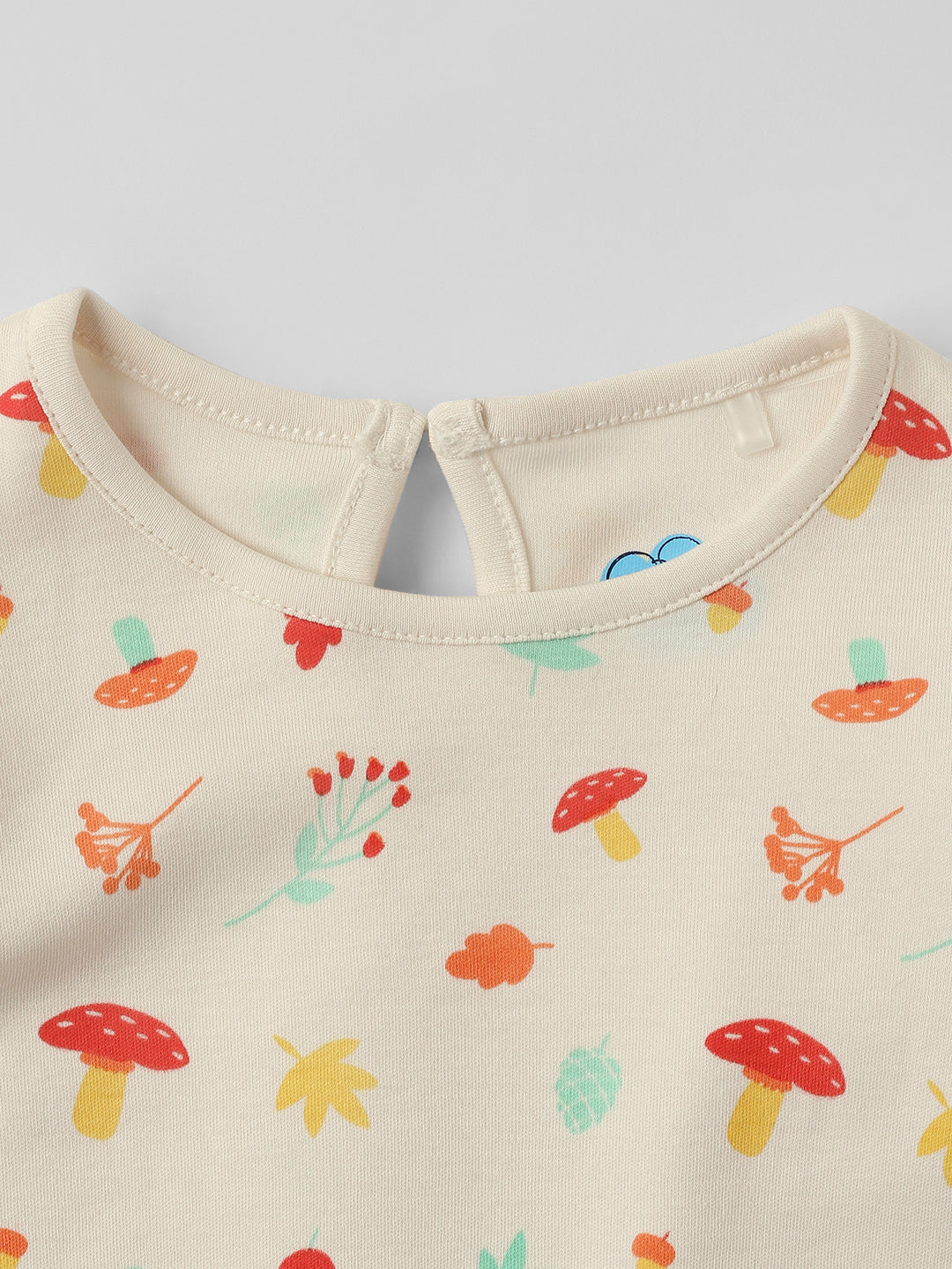 Nautinati Cotton AOP Printed T-shirt Pack of 3 for Infants