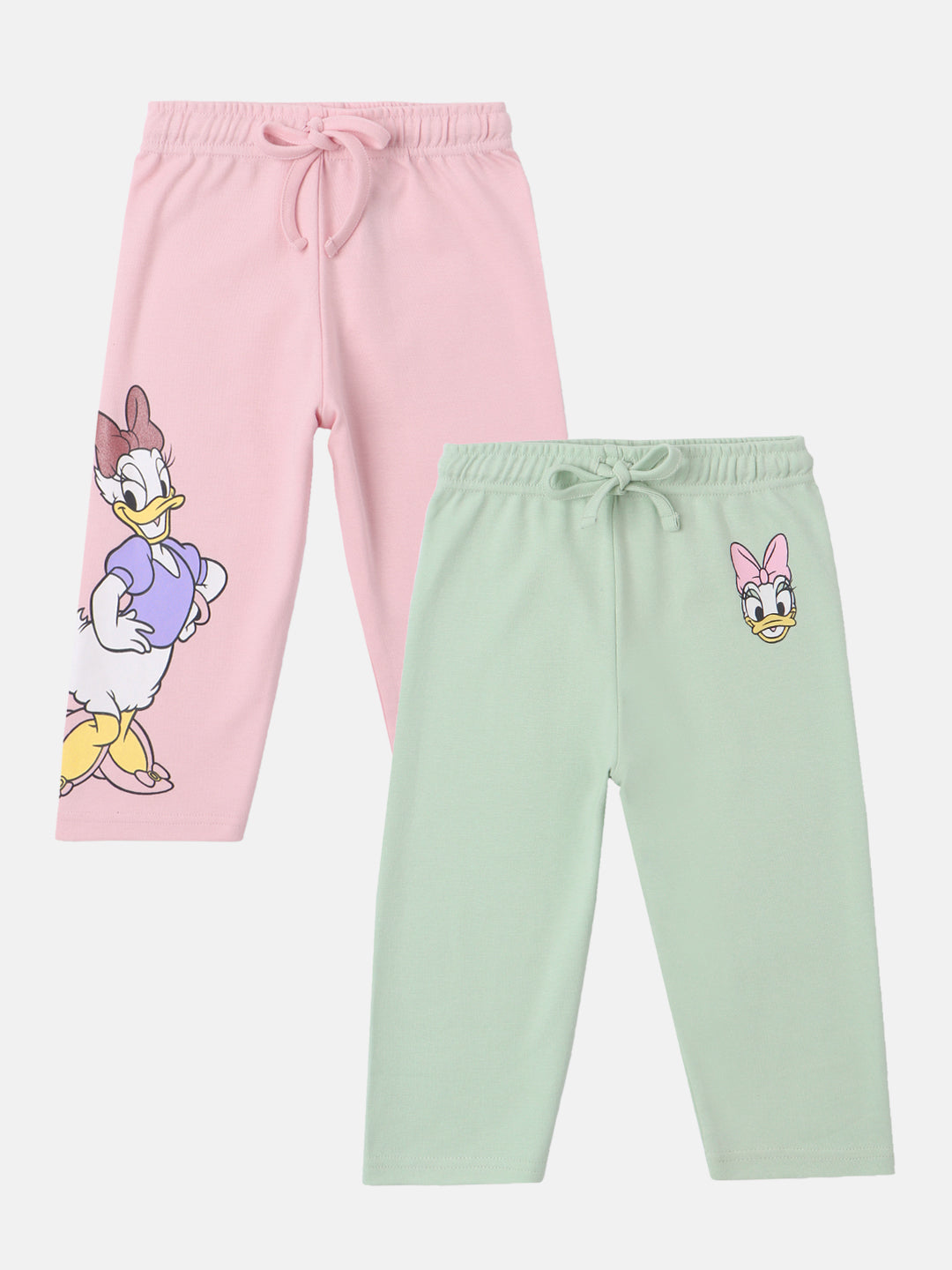 Nautinati Disney Daisy Legging For Baby Girls (Multicolor Pack of 2)