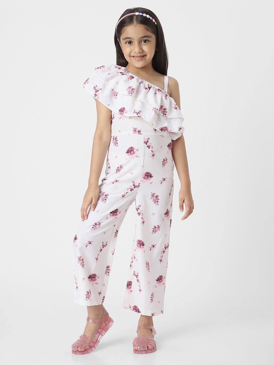 Nautinati Girls' Printed Jumpsuit