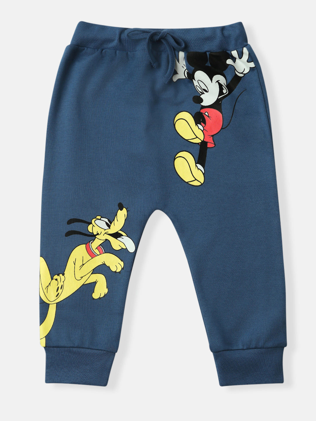 Nautinati Disney Mickey and Friends Track Pant For Baby Boys (Dark Blue, Pack of 1)