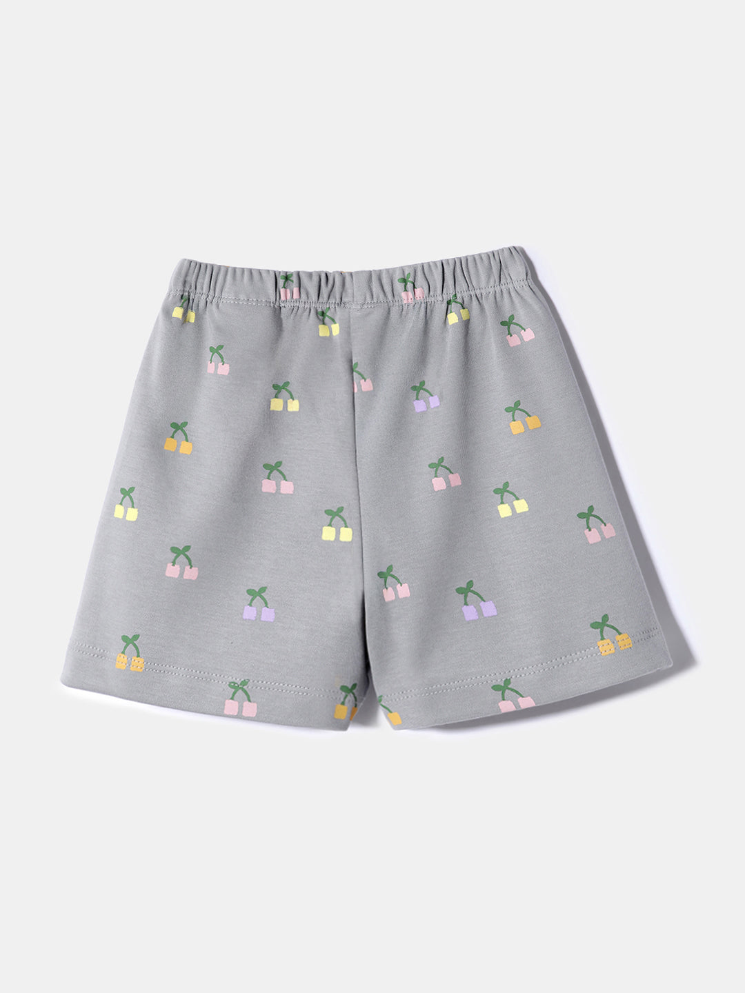 Nautinati Boys' 100% Cotton Shorts | Pigment Print | Pack of 2 | Age 0 - 2 Years