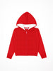 Nautinati Red Solid Knit Sweater for Boys