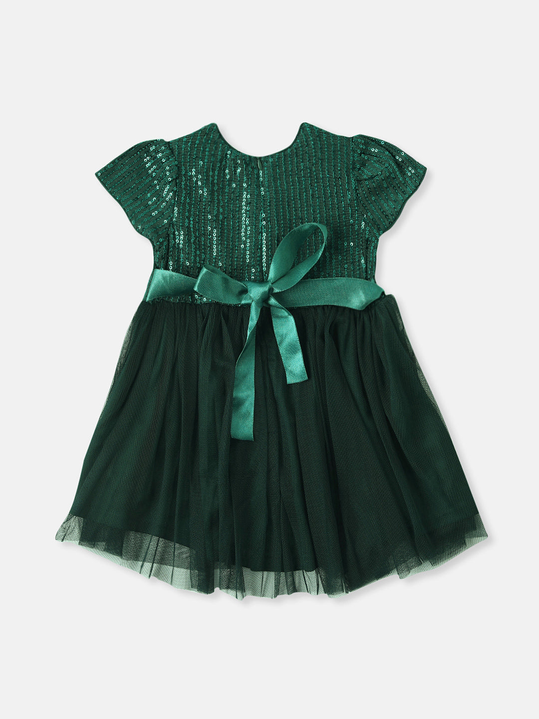 Nautinati Girls Sequin Party Dress with Sling Bag