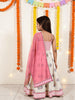 Nautinati Pink & Cream Festive Ethnic Set for Girls – Cotton Comfort & Style