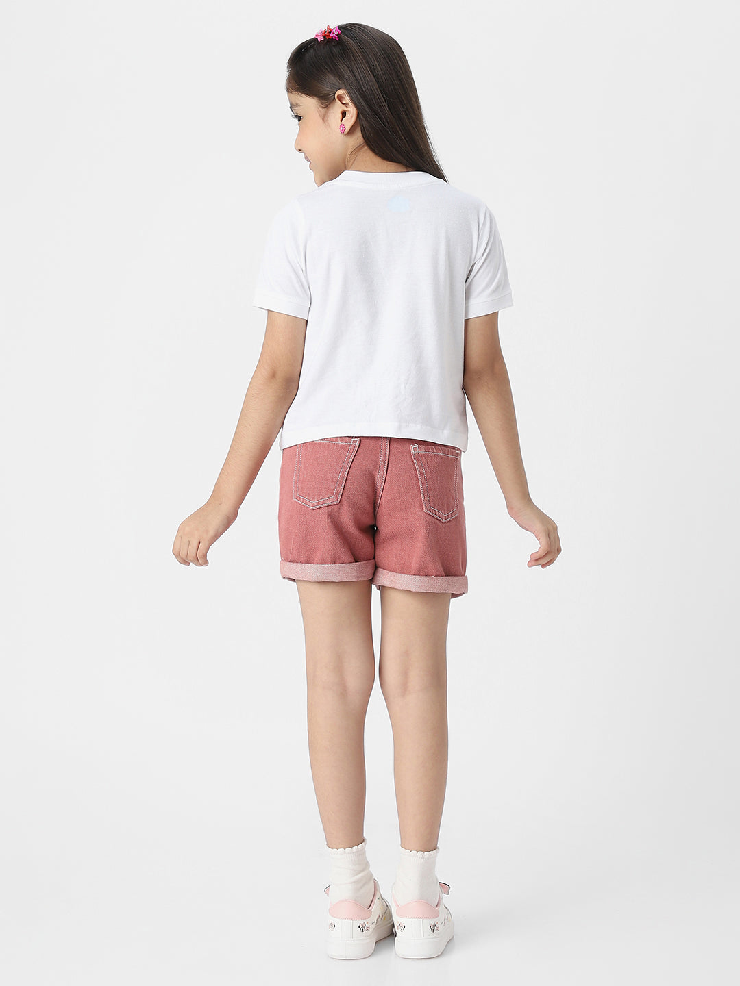 Nautinati Girls' Cotton Combo Set of Top and Shorts