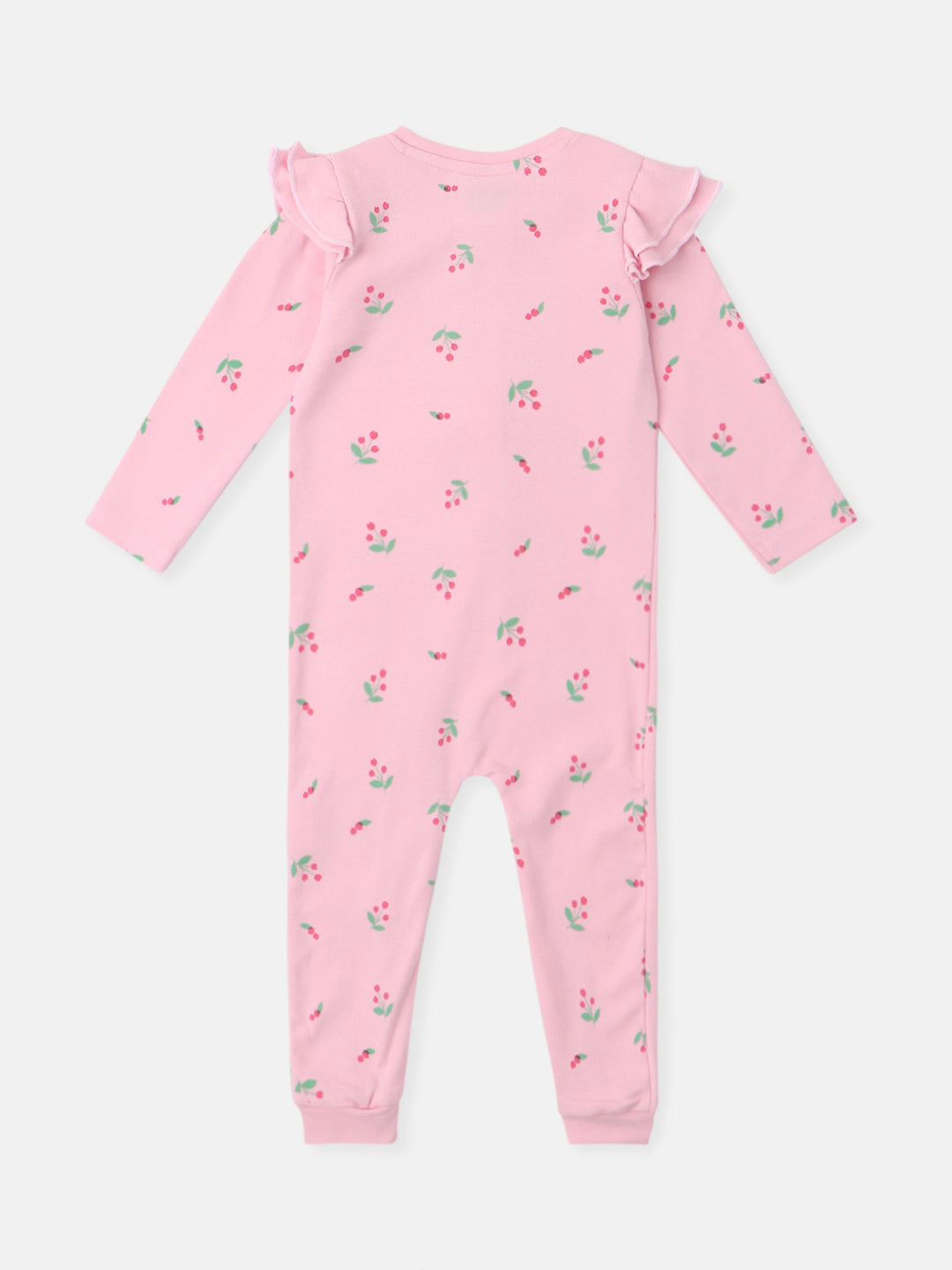 Nautinati Infant's Premium Cotton Graphic Printed Pack of 2 Sleepsuits