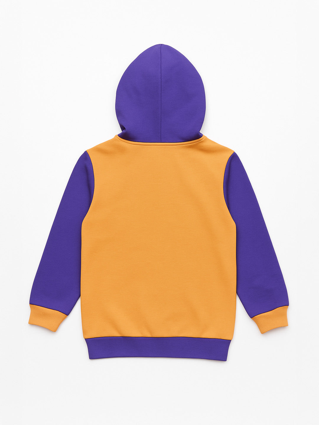 Nautinati Peach and Purple Minnie Mouse and Daisy Print Sweatshirt Dress for Girls