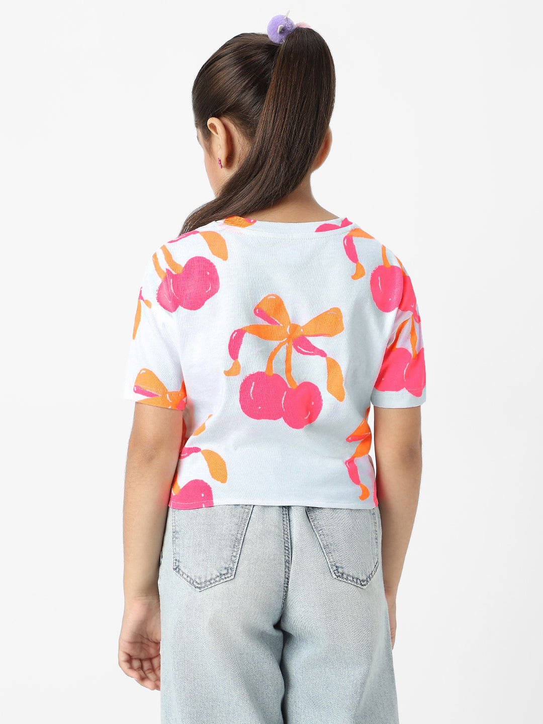 Nautinati Girls' Cotton Tie-up Top