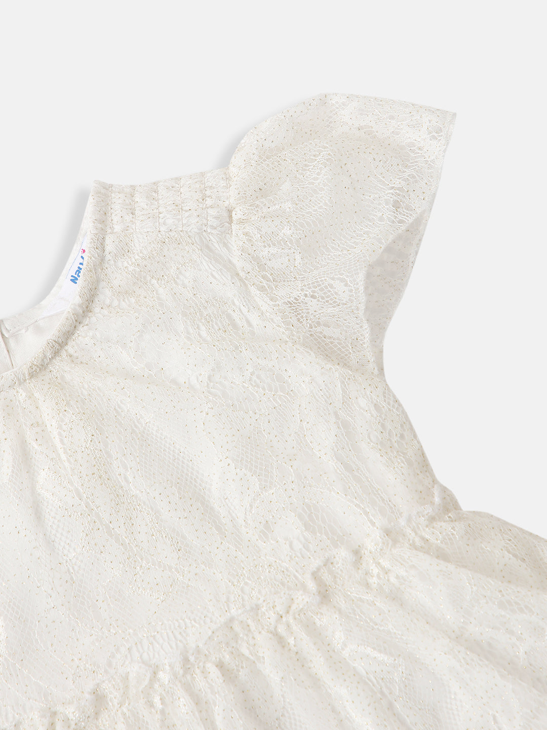 Nautinati Girls Tiered Lace Party Frock