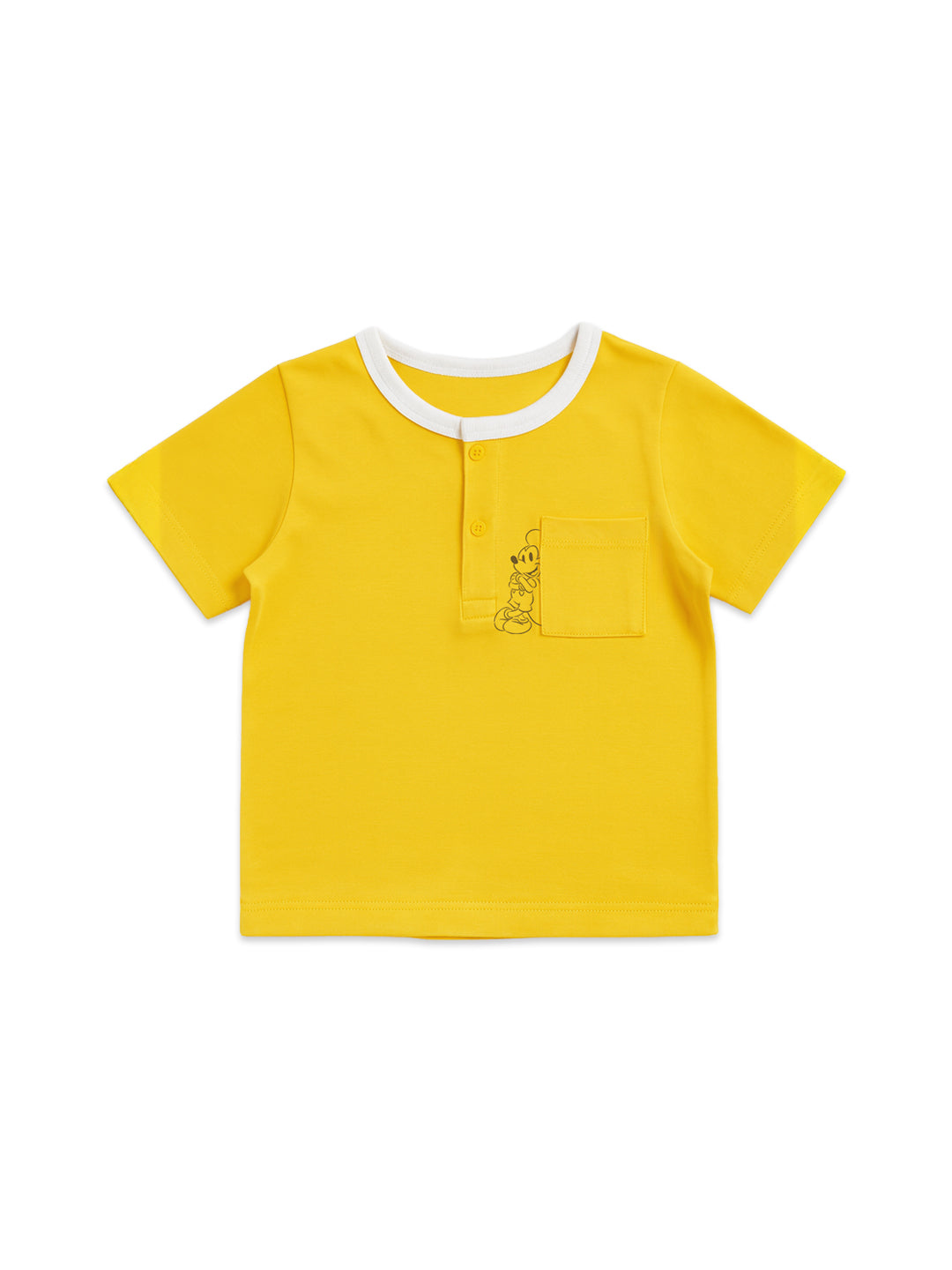 Nautinati Cotton Mickey Mouse T-shirt & Shorts Set for Boys