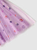 Nautinati Multicolour Placement Print Tulle Dress for Girls
