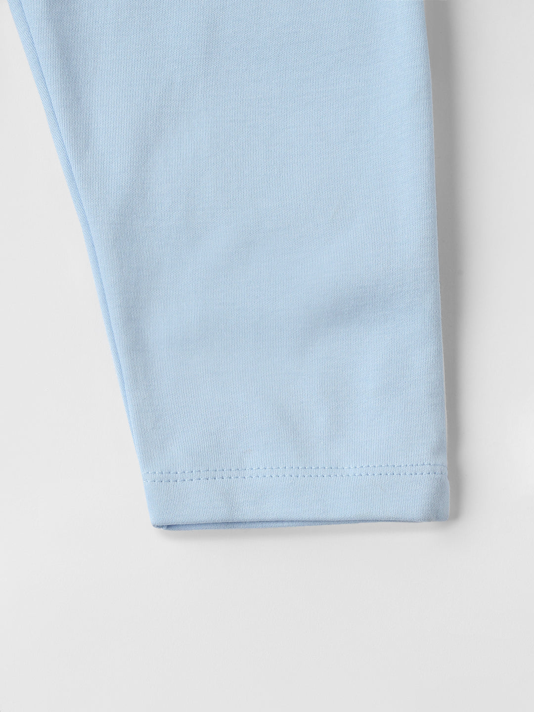 Nautinati Cotton Solid and Forest AOP Pack of 2 Pants Set for Baby Girls