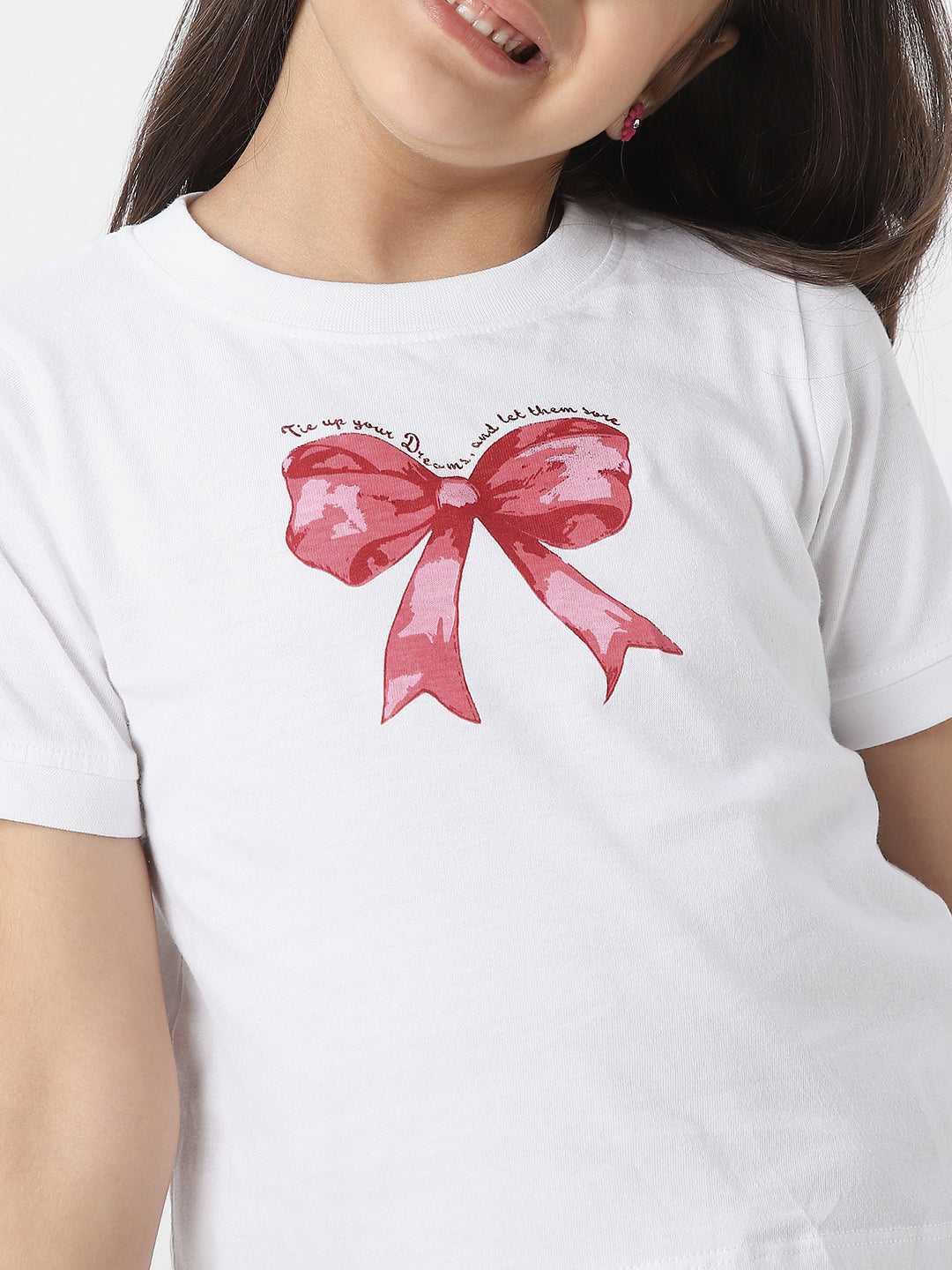 Nautinati Girls' Cotton Combo Set of Top and Shorts