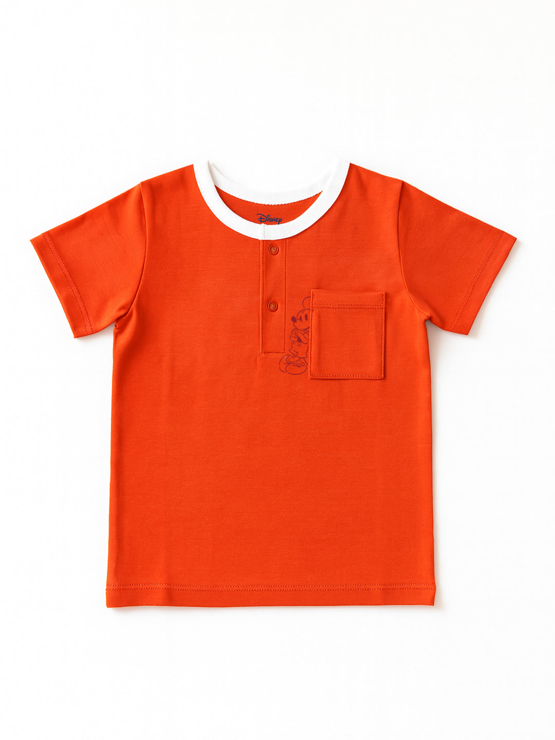 Nautinati  Cotton Mickey Mouse T-shirt & Shorts Set for Boys