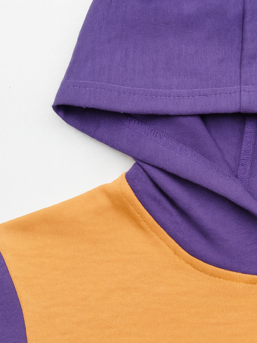 Nautinati Peach and Purple Minnie Mouse and Daisy Print Sweatshirt Dress for Girls