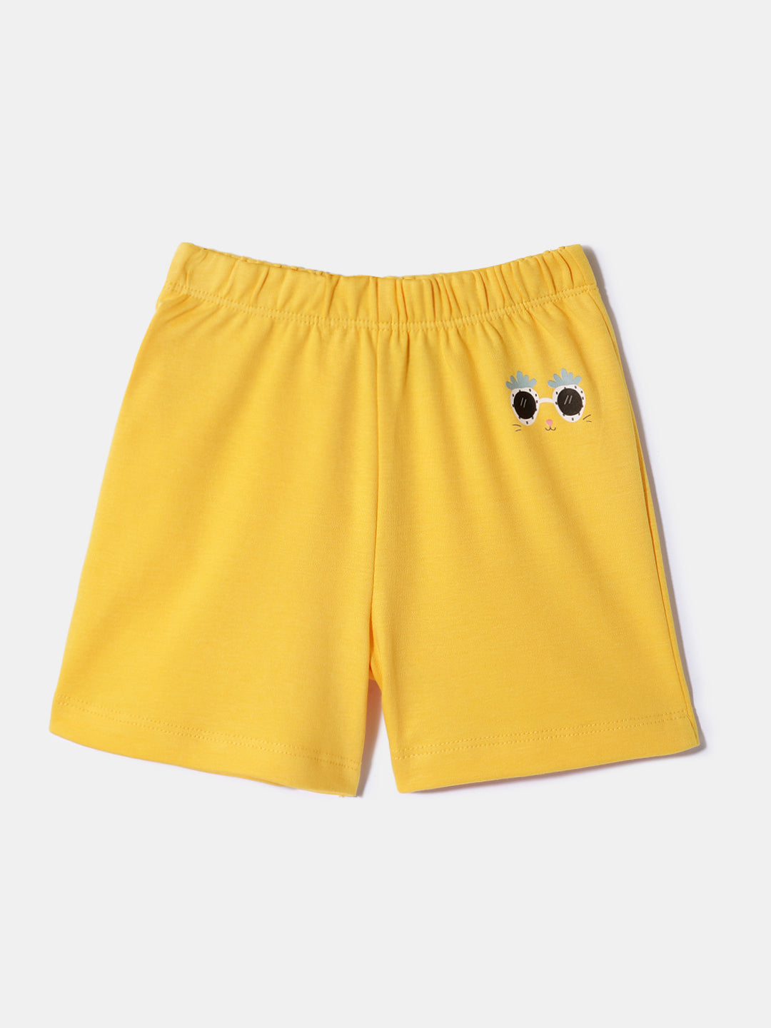 Nautinati Boys' 100% Cotton Shorts | Pigment Print | Pack of 2 | Age 0 - 2 Years