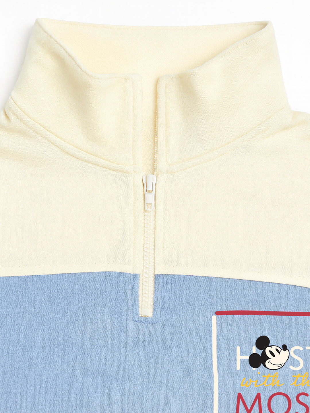 Nautinati Blue and White Graphic Print Sweatshirt for Boys