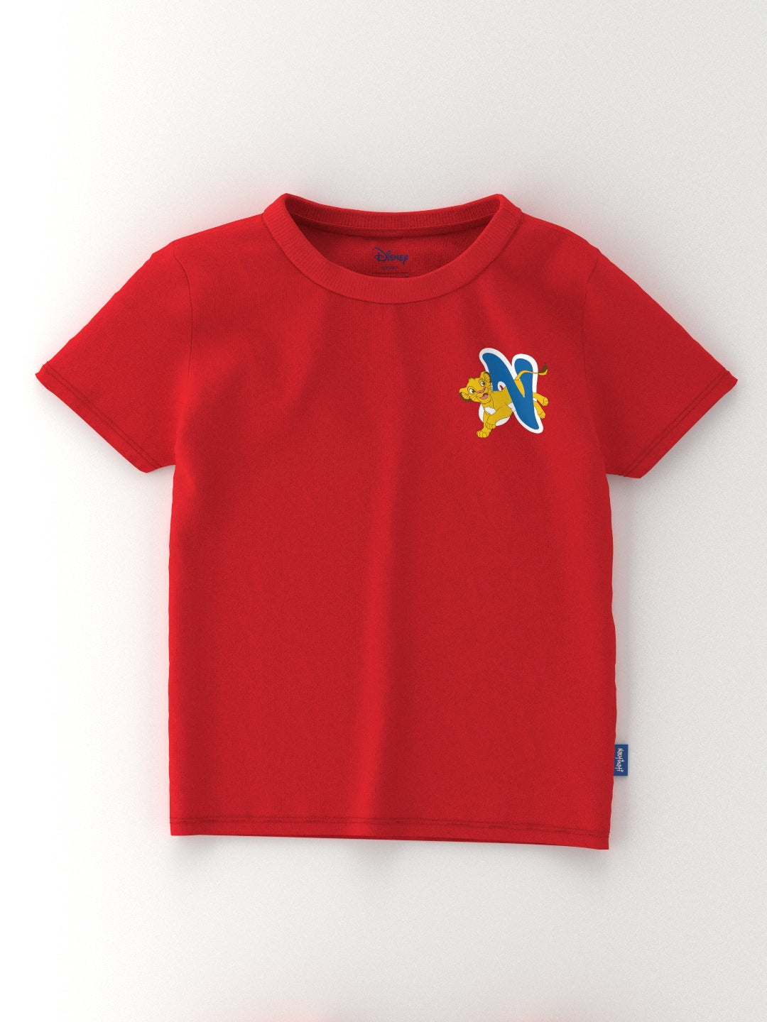 Nautinati Boys' Pack of 2 Cotton Lion King Graphic Printed Oversized T-shirts
