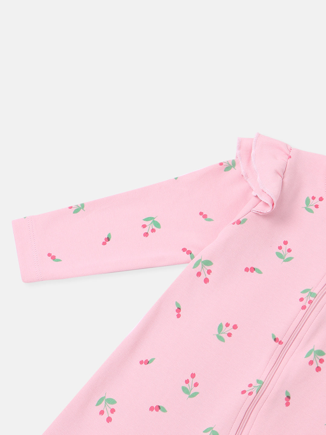 Nautinati Infant's Premium Cotton Graphic Printed Pack of 2 Sleepsuits