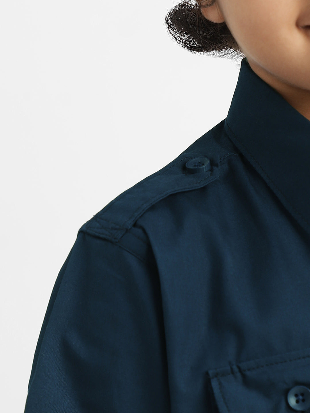 Nautinati Boys Cotton Shirt with 2 Front Pockets | Age 2 - 10 Years