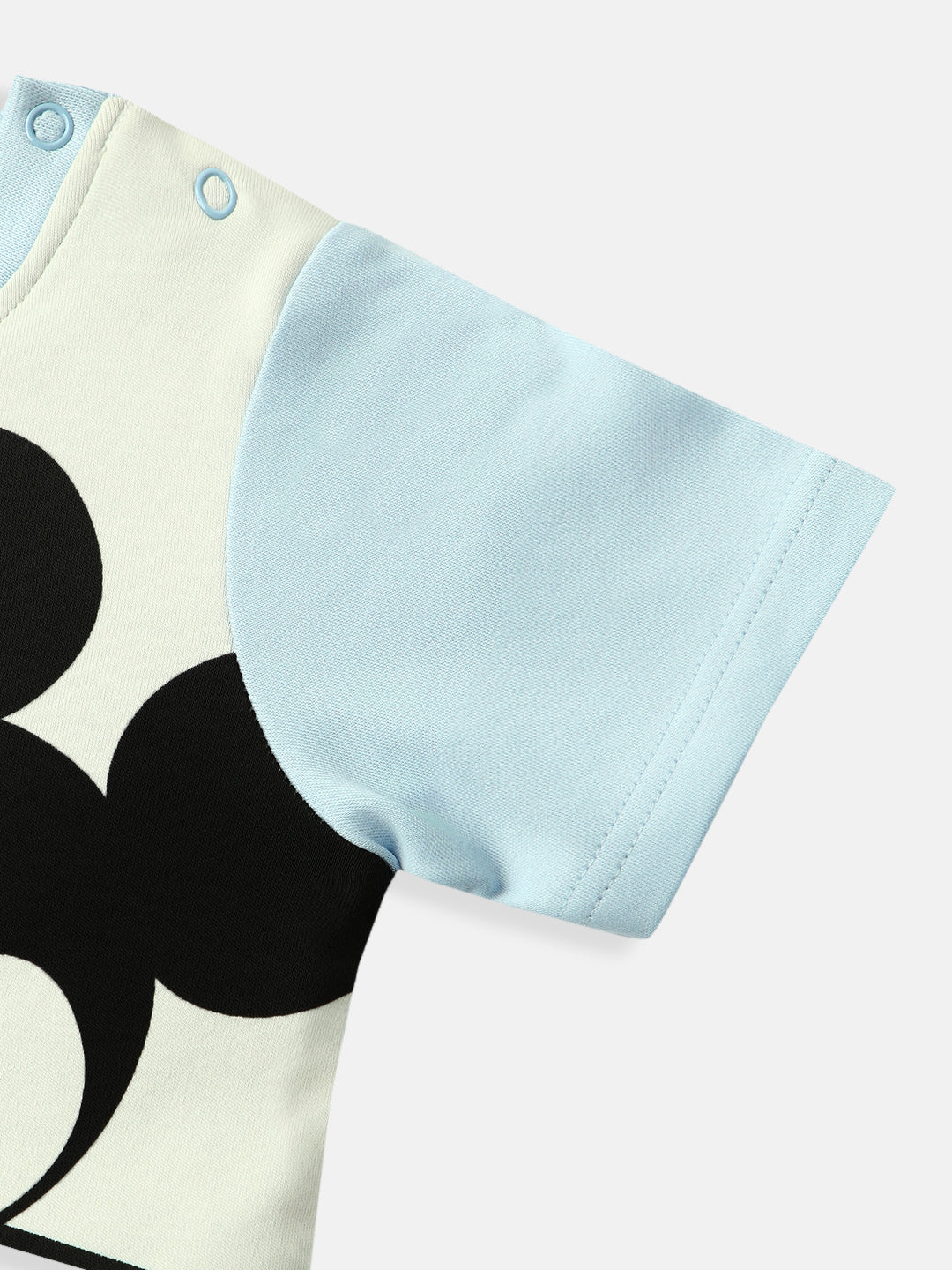 Nautinati Disney Mickey Mouse Baby Boys Pure Cotton Regular T Shirt (Multicolor, Pack of 1)