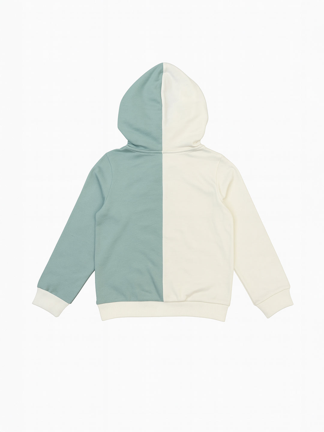 Nautinati White & Green Typography Sweatshirt Set for Boys