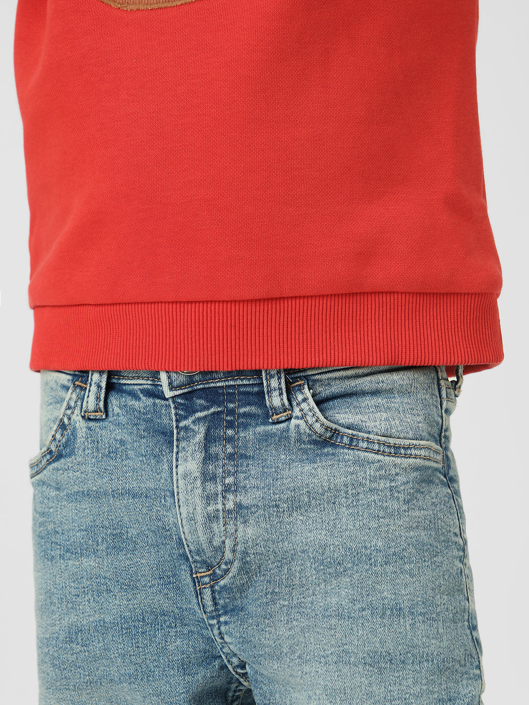 Boys Holiday-Themed Applique Design Sweatshirt