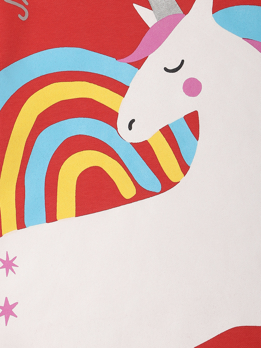 Nautinati Unicorn Graphic Print Sweatshirt for Girls