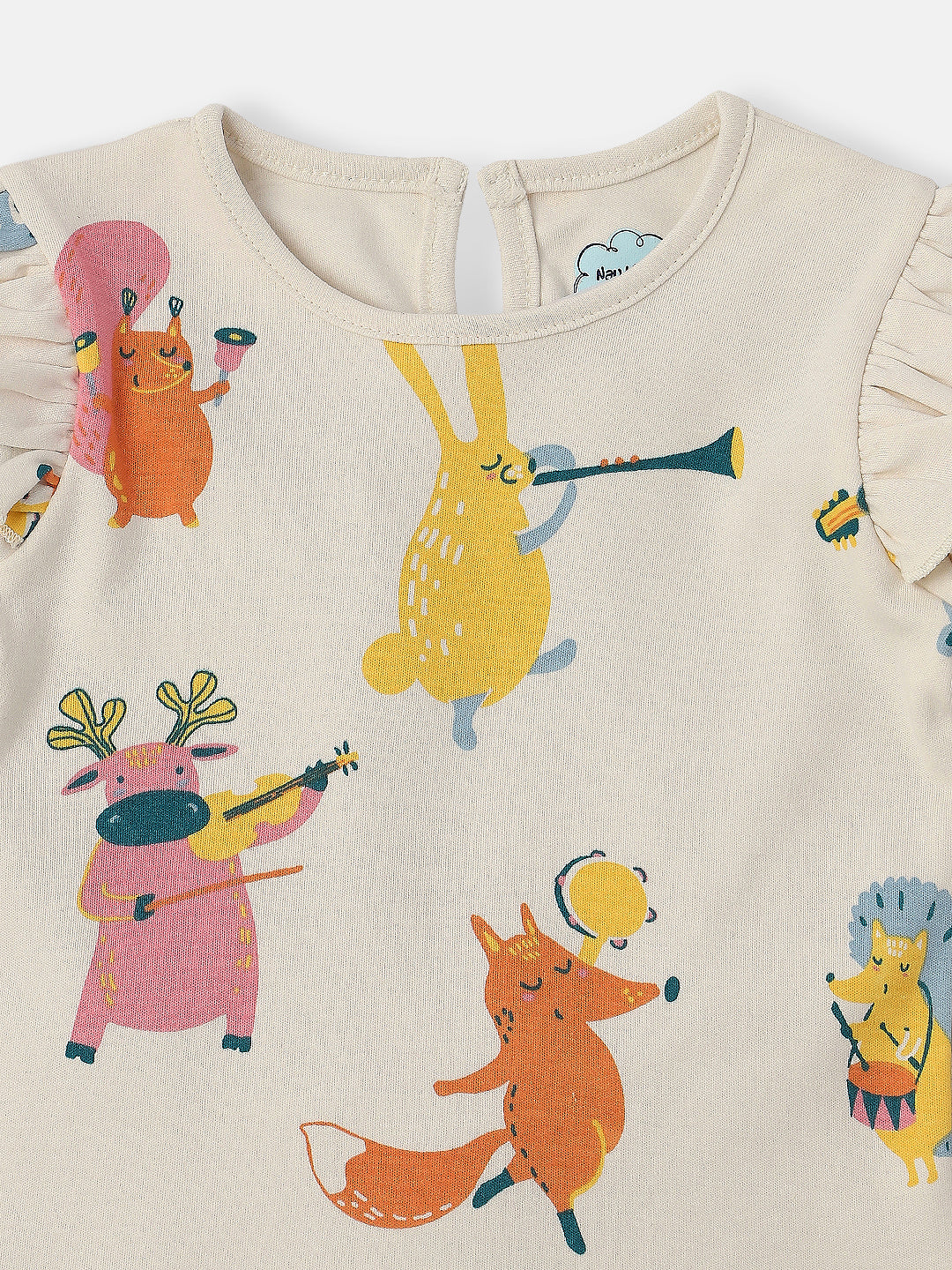 Nautinati Infants 100% Cotton Pack of 2 T-shirt