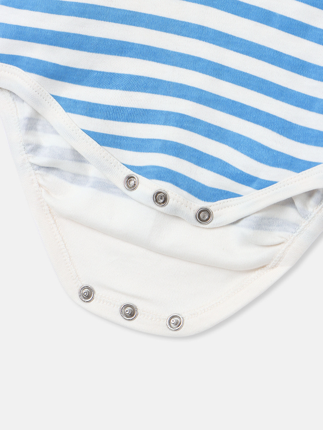 Nautinati Infants Soft Cotton Striped and Mickey Printed Bodysuit