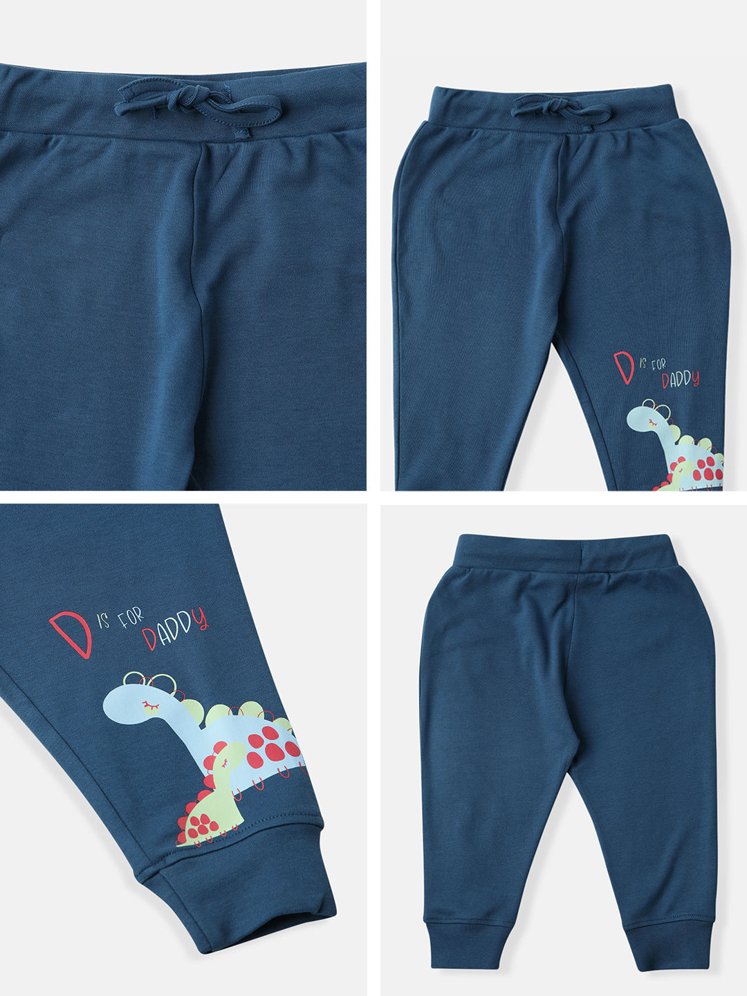 Nautinati Infants Cotton Graphic Printed Jogger Style Track Pants