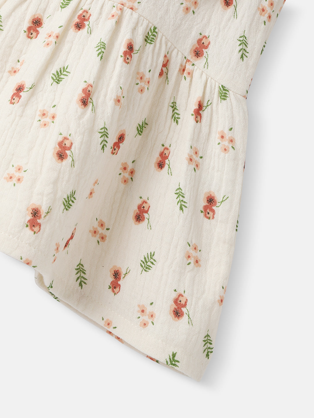 Nautinati Girls’ Floral Cotton Lace Dress