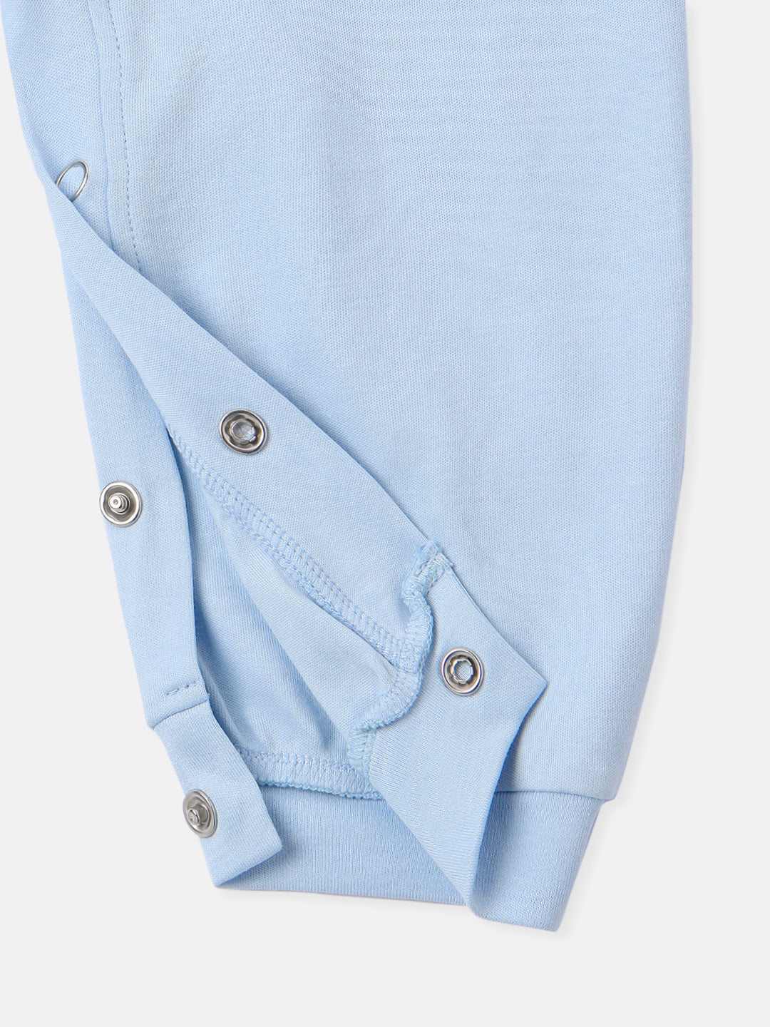 Nautinati Infants Premium Cotton Colourblock & Graphic Printed Sleepsuit