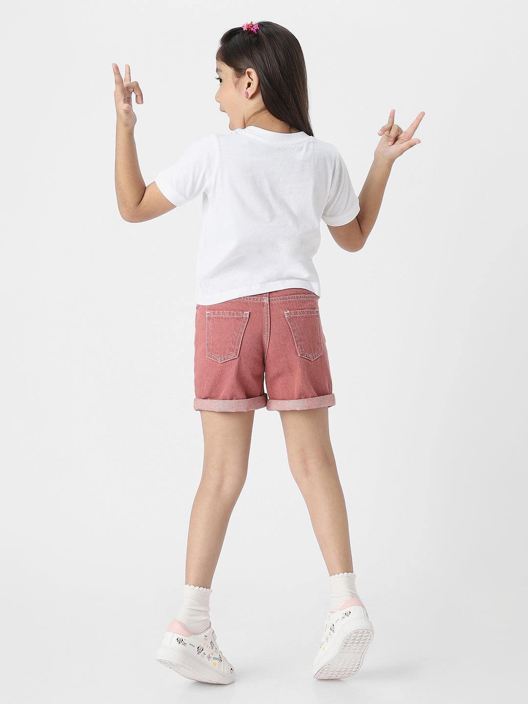 Nautinati Girls' Cotton Combo Set of Top and Shorts