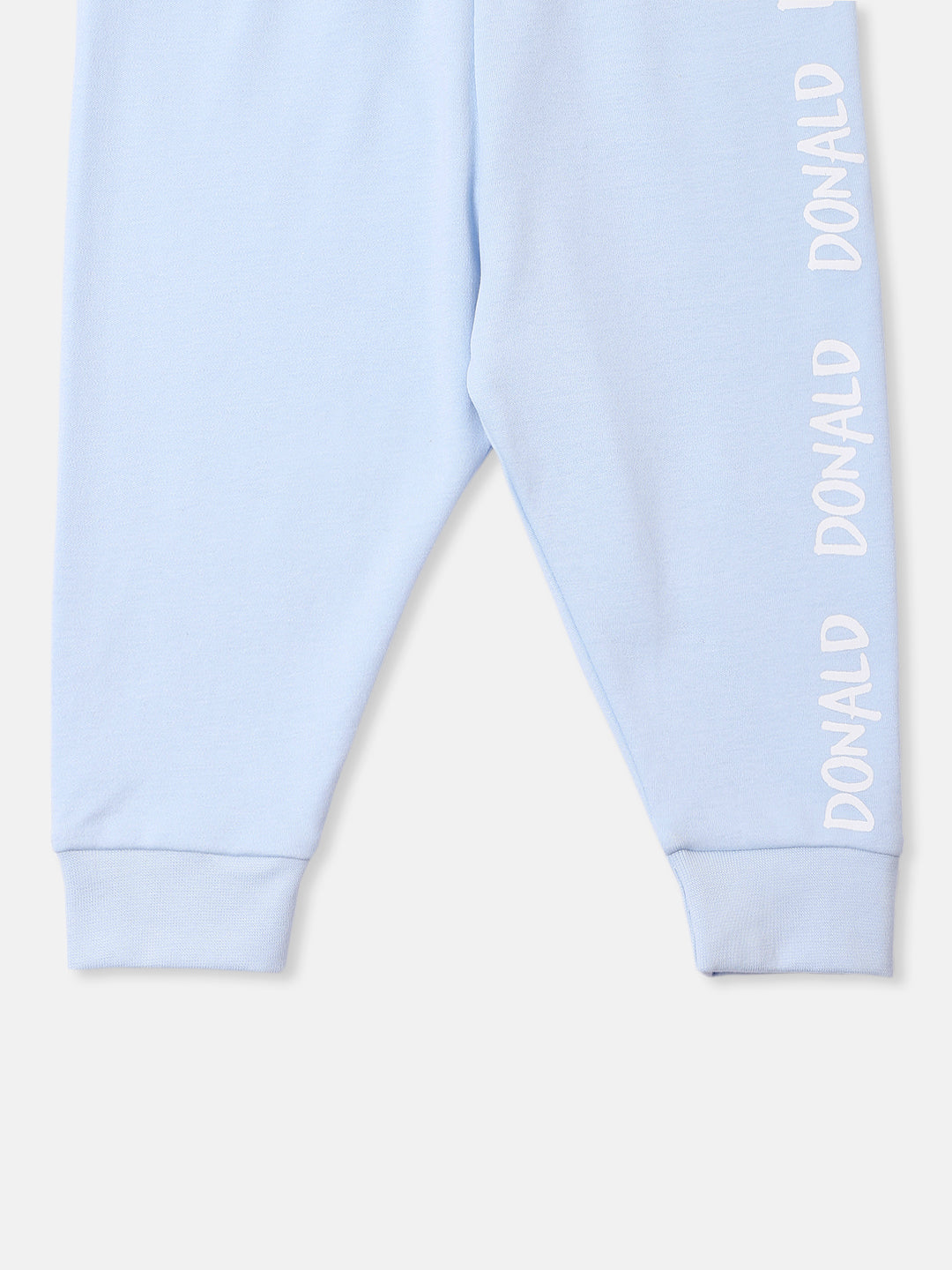 Nautinati Disney Donald Duck Baby Boys Casual T-shirt Track Pants (Green & Blue)