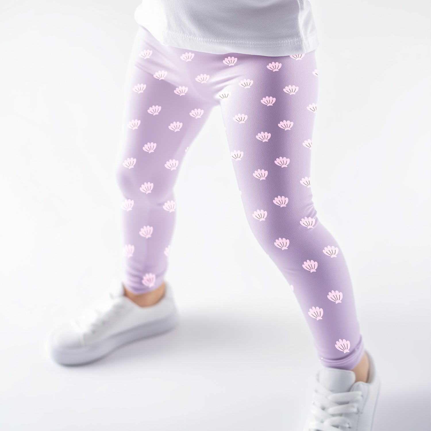 Nautinati Girls' Cotton All-over Print Leggings