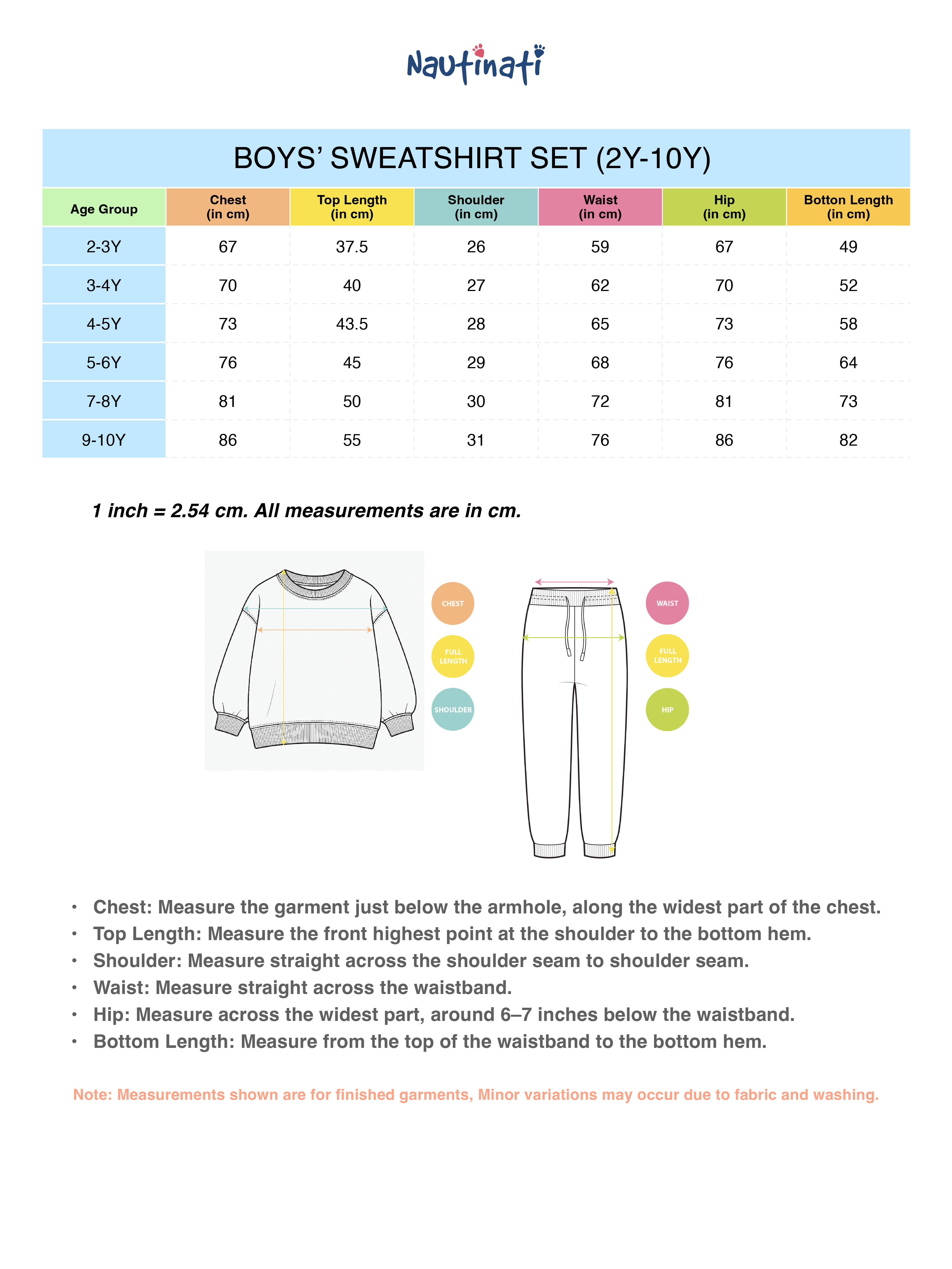 Nautinati White & Green Typography Sweatshirt Set for Boys