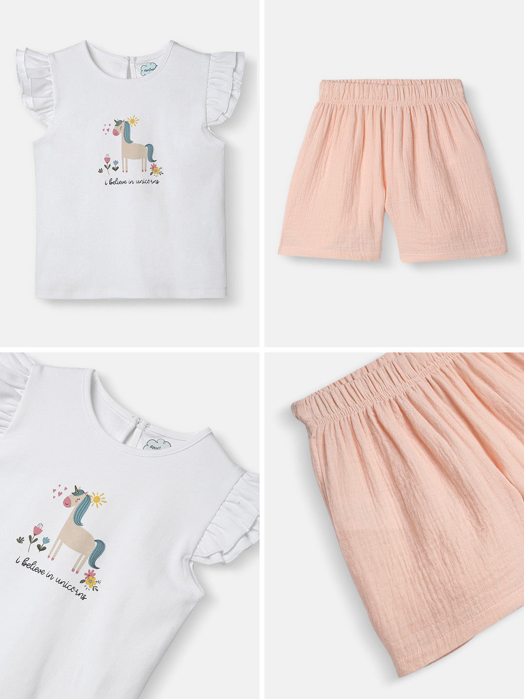 Nautinati Girls Party Wear Clothing Set | Age 0 - 2 Years