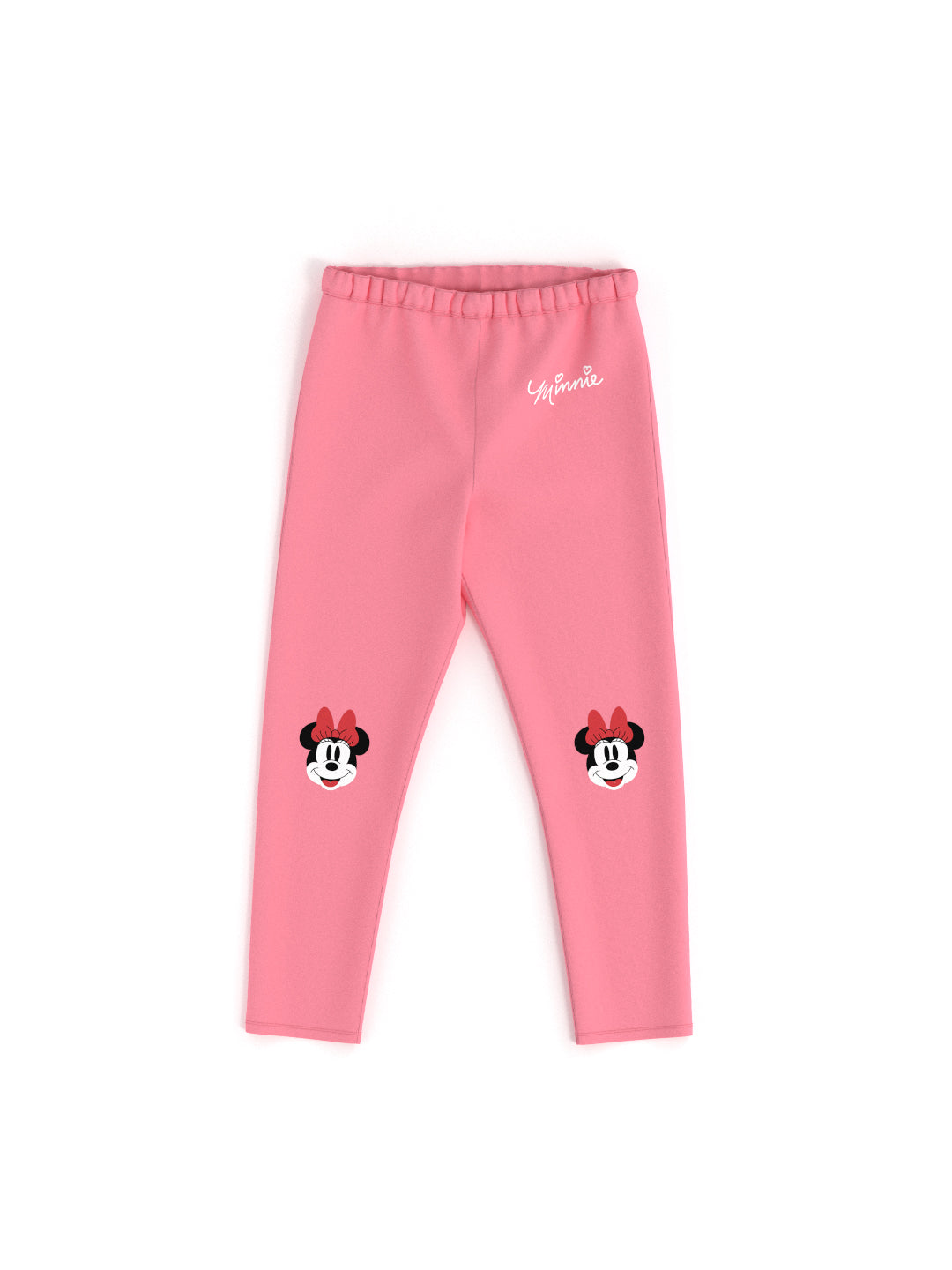 Nautinati Girls Minnie Mouse Print Cotton Leggings | Age 3 - 24 Months