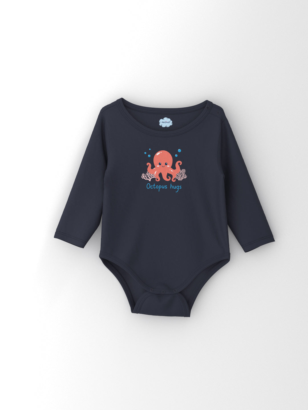 Nautinati Infants' Cotton Pack of 3 Ocean Print Bodysuit