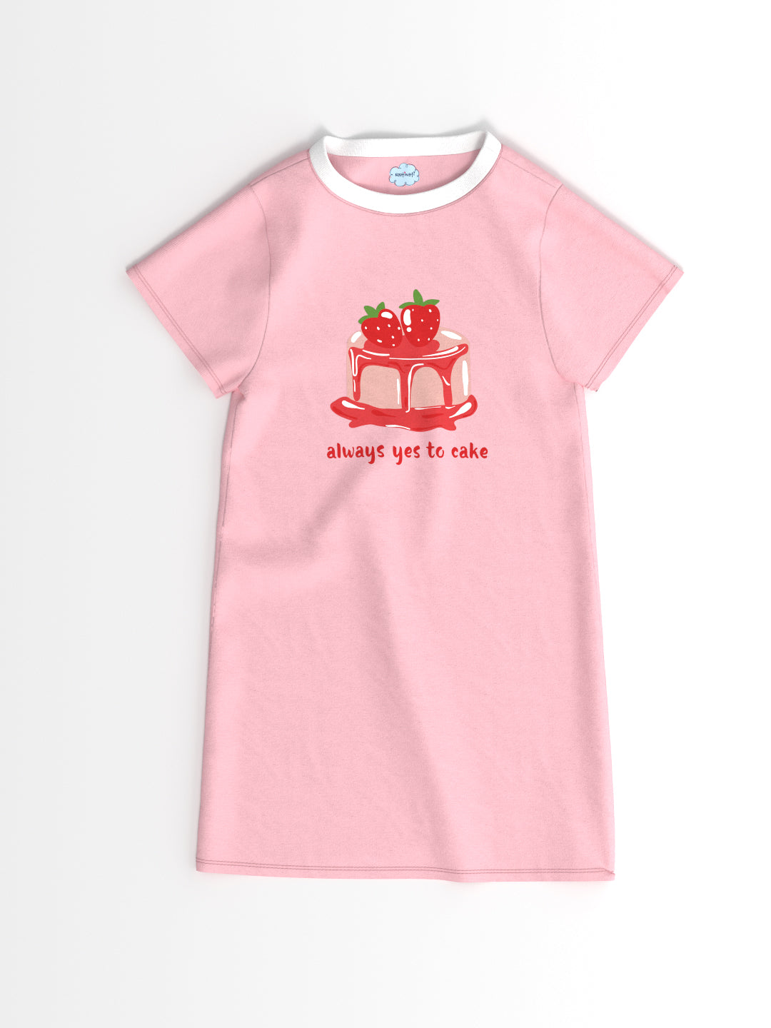 Nautinati Girls’ Graphic Print Dress | Cotton Dress for 2-10 Years | Circus Act Theme T-shirt Dress