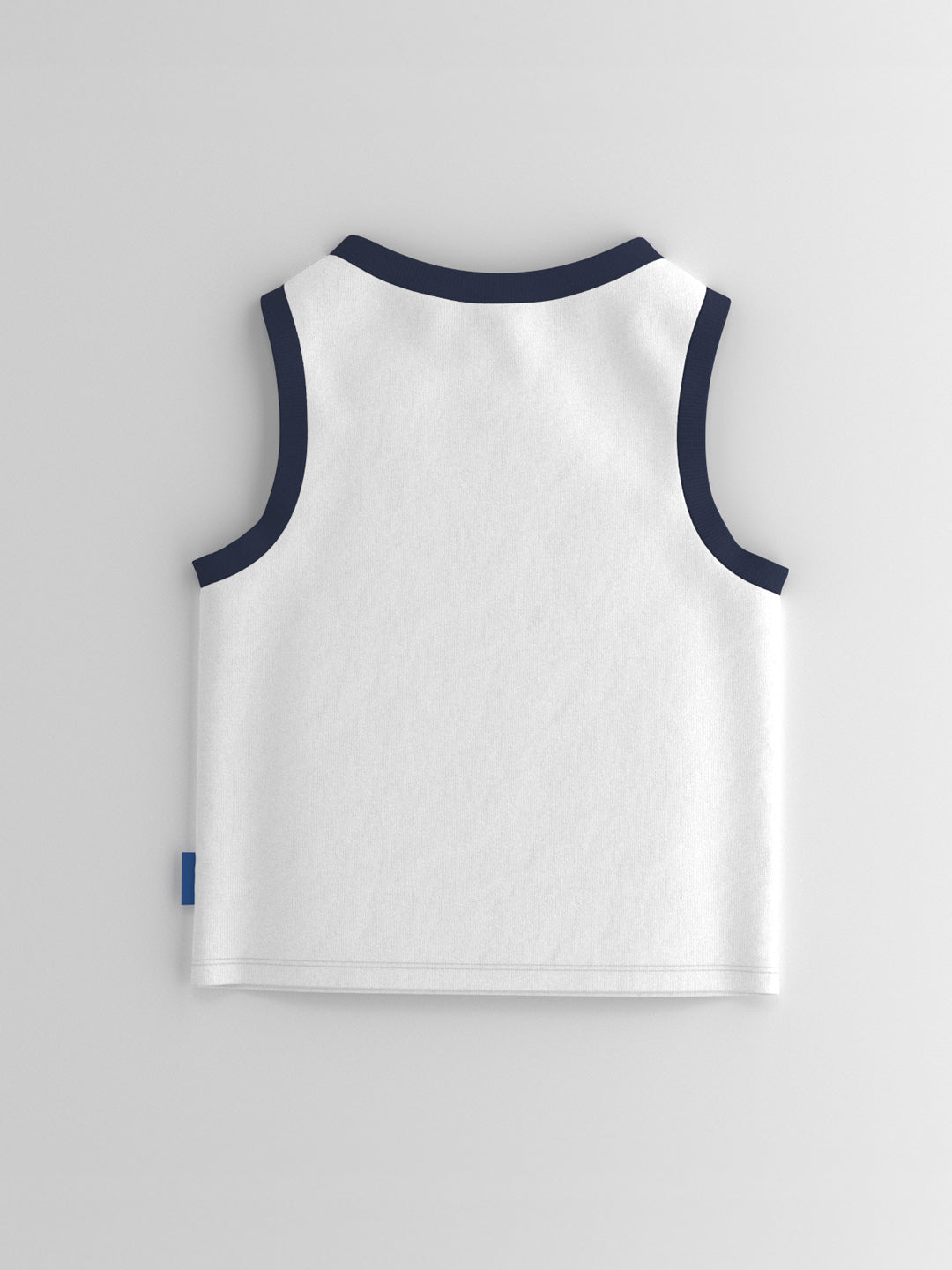 Nautinati Boys' Cotton Graphic Print Contrast Rib Vest and Shorts Set