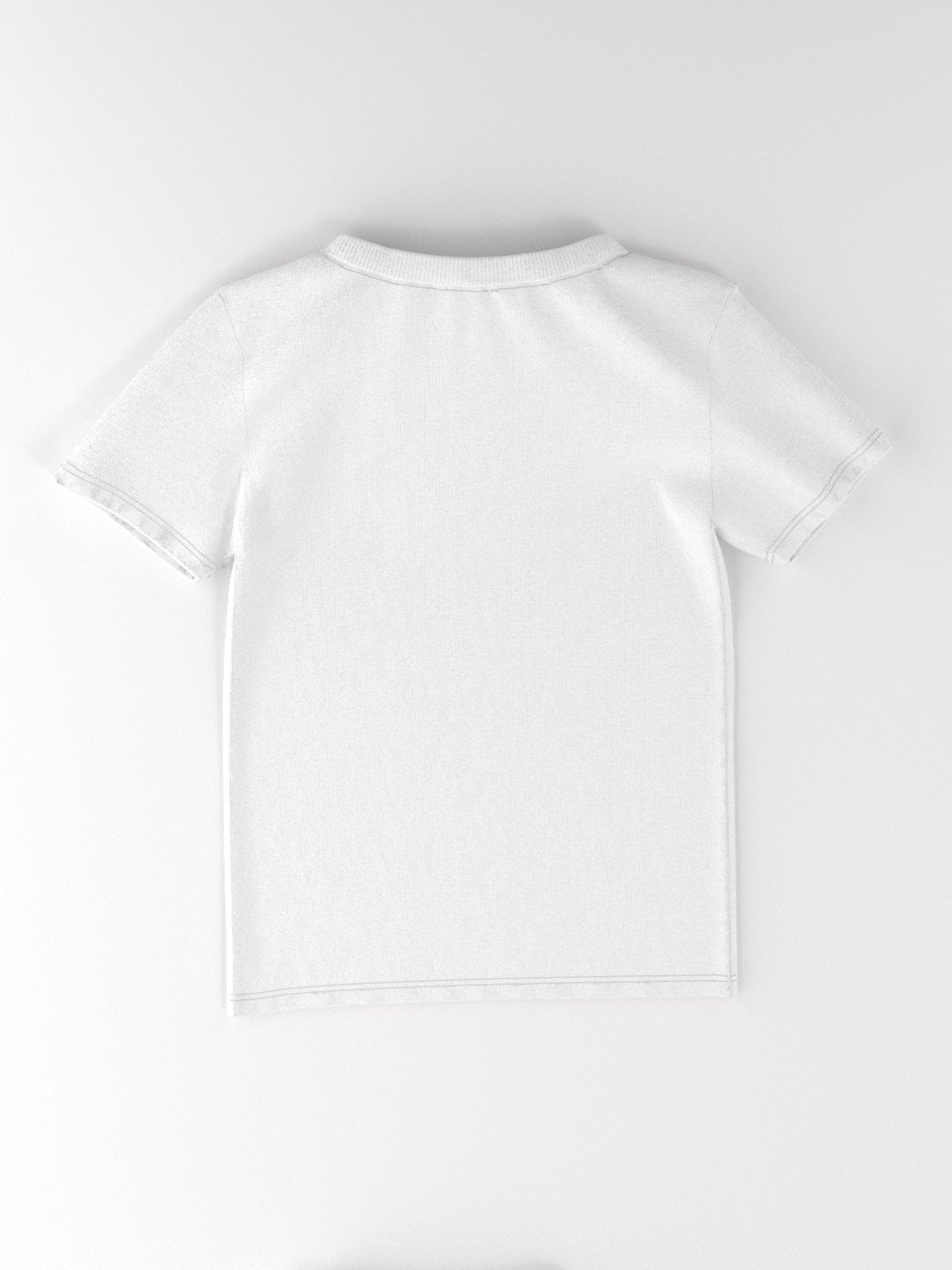 Nautinati Girls' Cotton Graphic Printed T-shirt and Solid Biker Shorts