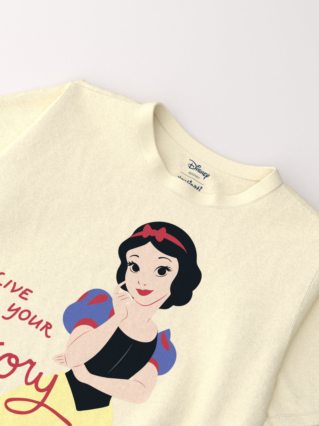 Nautinati Girls’ Disney Print Cotton T-shirt | Girls’ Oversized Graphic Tee for 2 – 10 Years