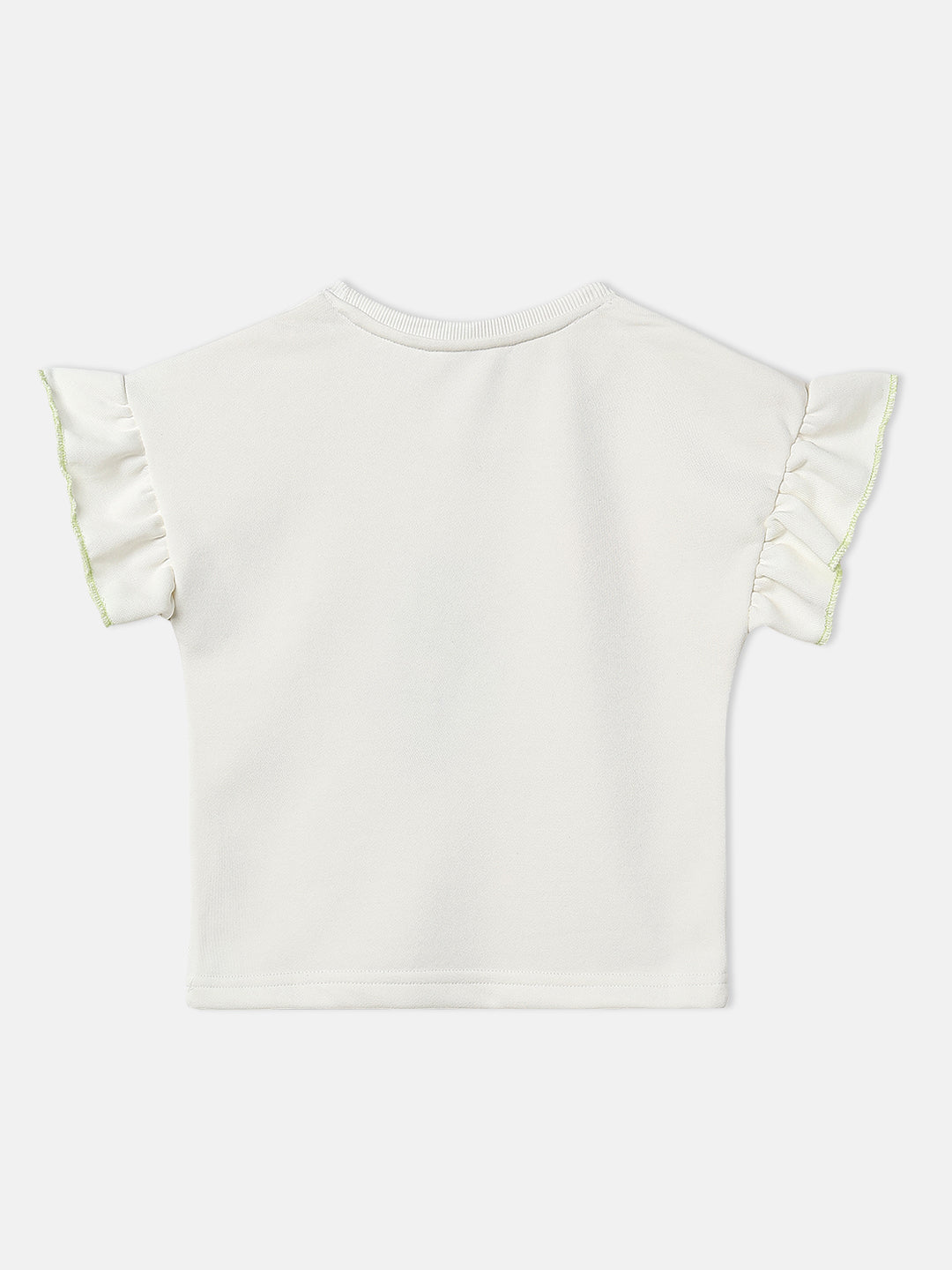 Nautinati Girls Floral Print T-shirt and Shorts Combo Set