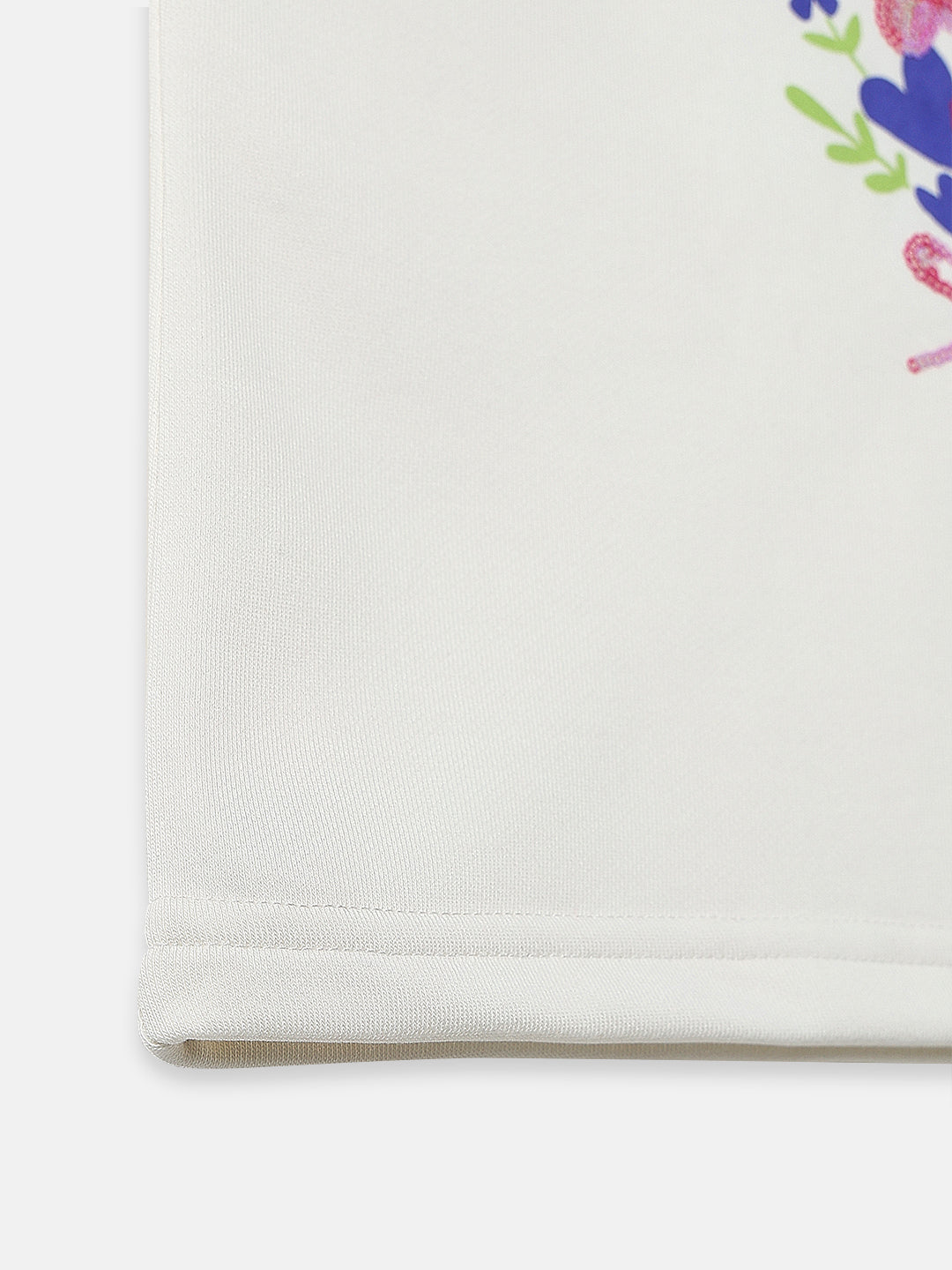 Nautinati Girls Floral Print T-shirt and Shorts Combo Set