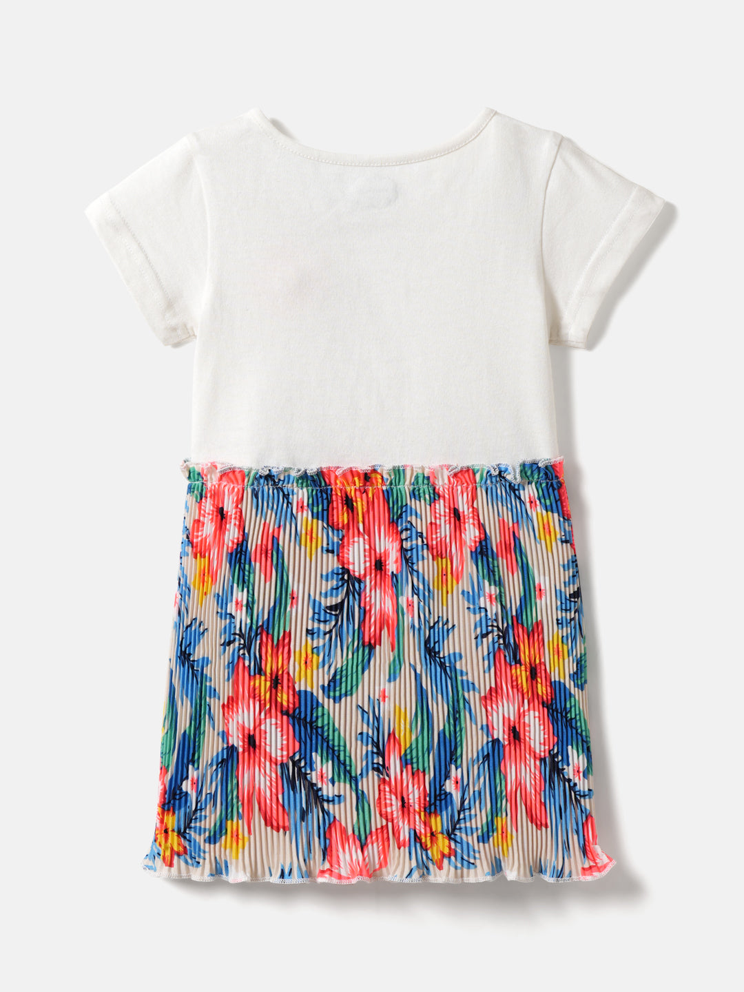 Nautinati Girls Floral Printed Frock