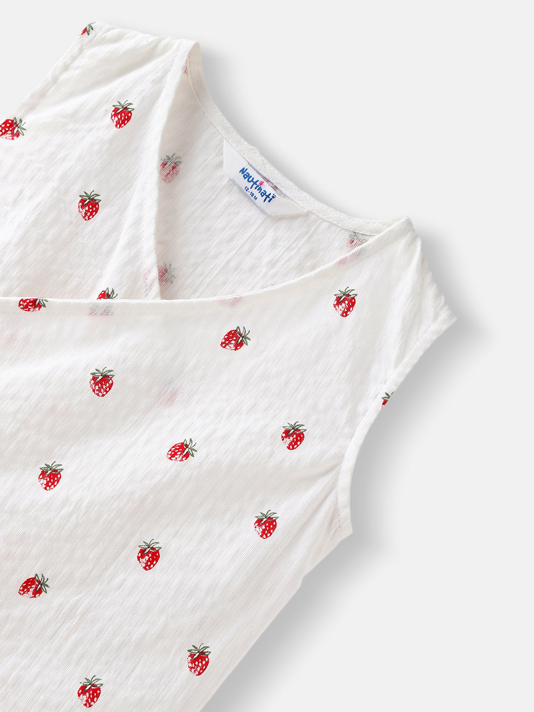 Nautinati Girls' Pack of 2 Cotton Printed Wrap V Neck Collar Jhabla