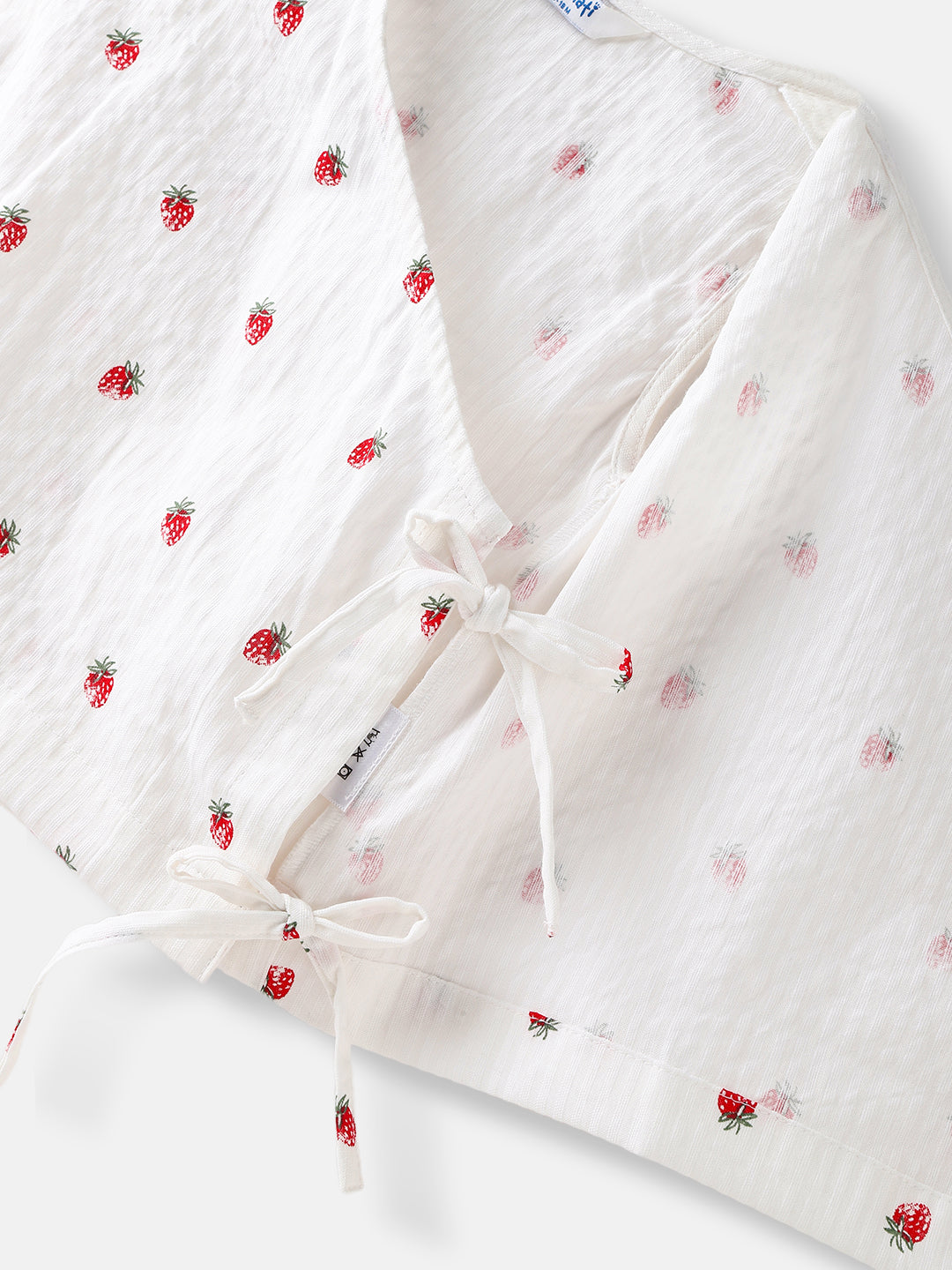 Nautinati Girls' Pack of 2 Cotton Printed Wrap V Neck Collar Jhabla